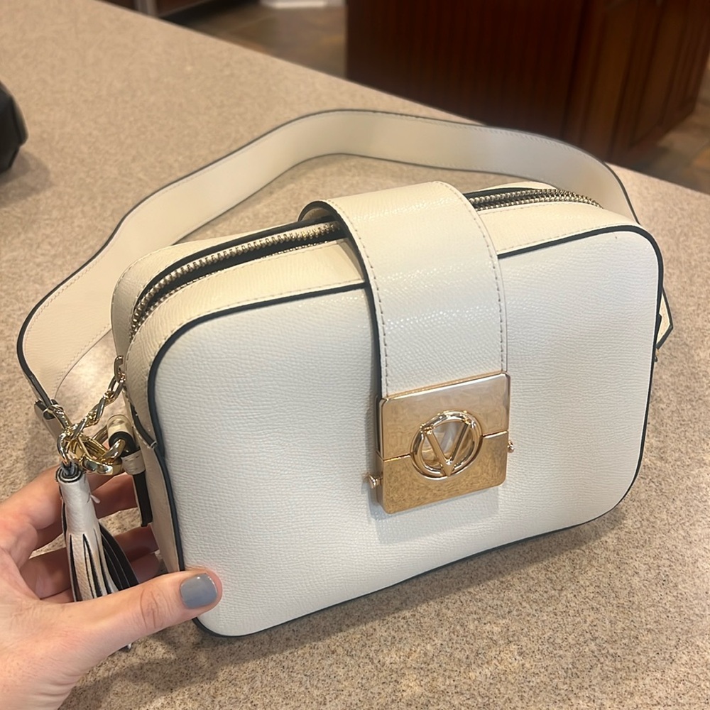 Valentino white crossbody purse authentic